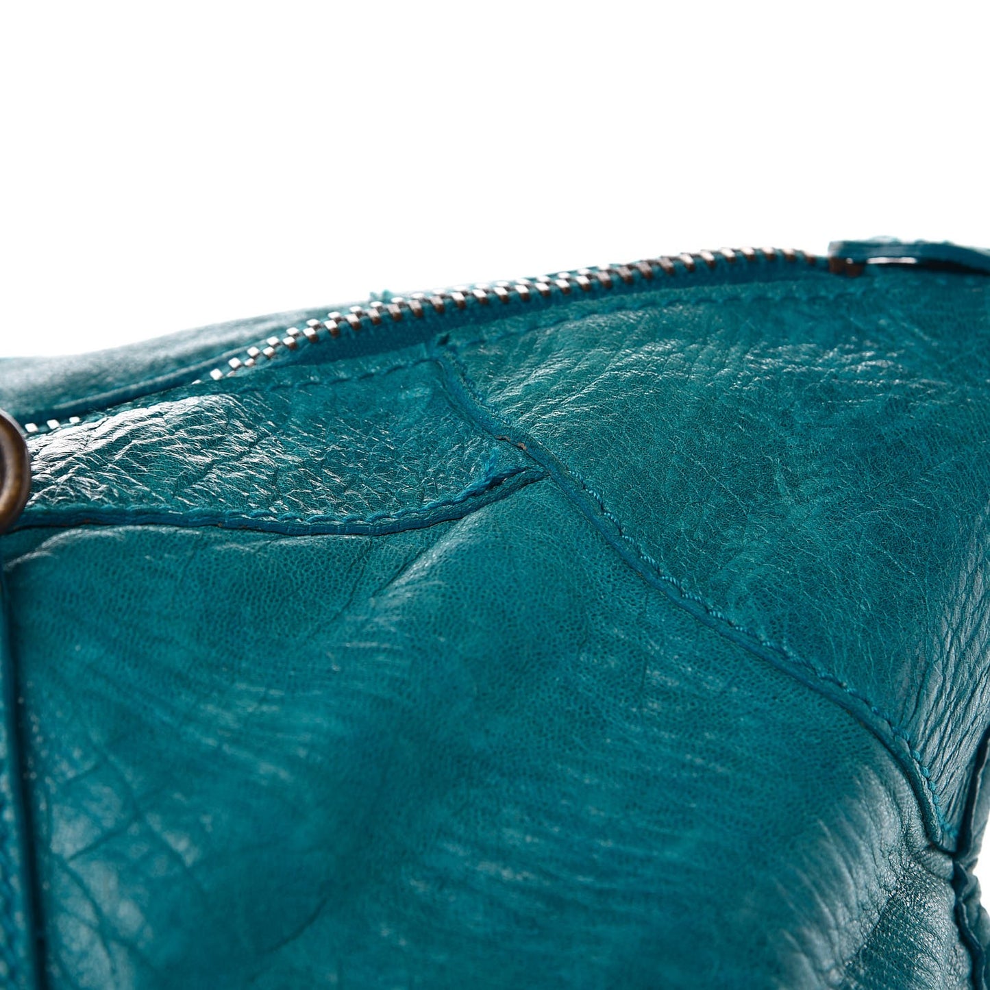 Agneau Classic Hardware Weekender Turquoise