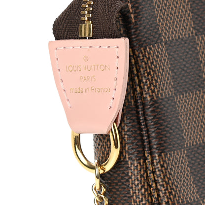 Louis Vuitton Damier Ebene 2020 Christmas Animation Big Wheel Mini Pochette Accessories Rose Ballerine 5 of 6