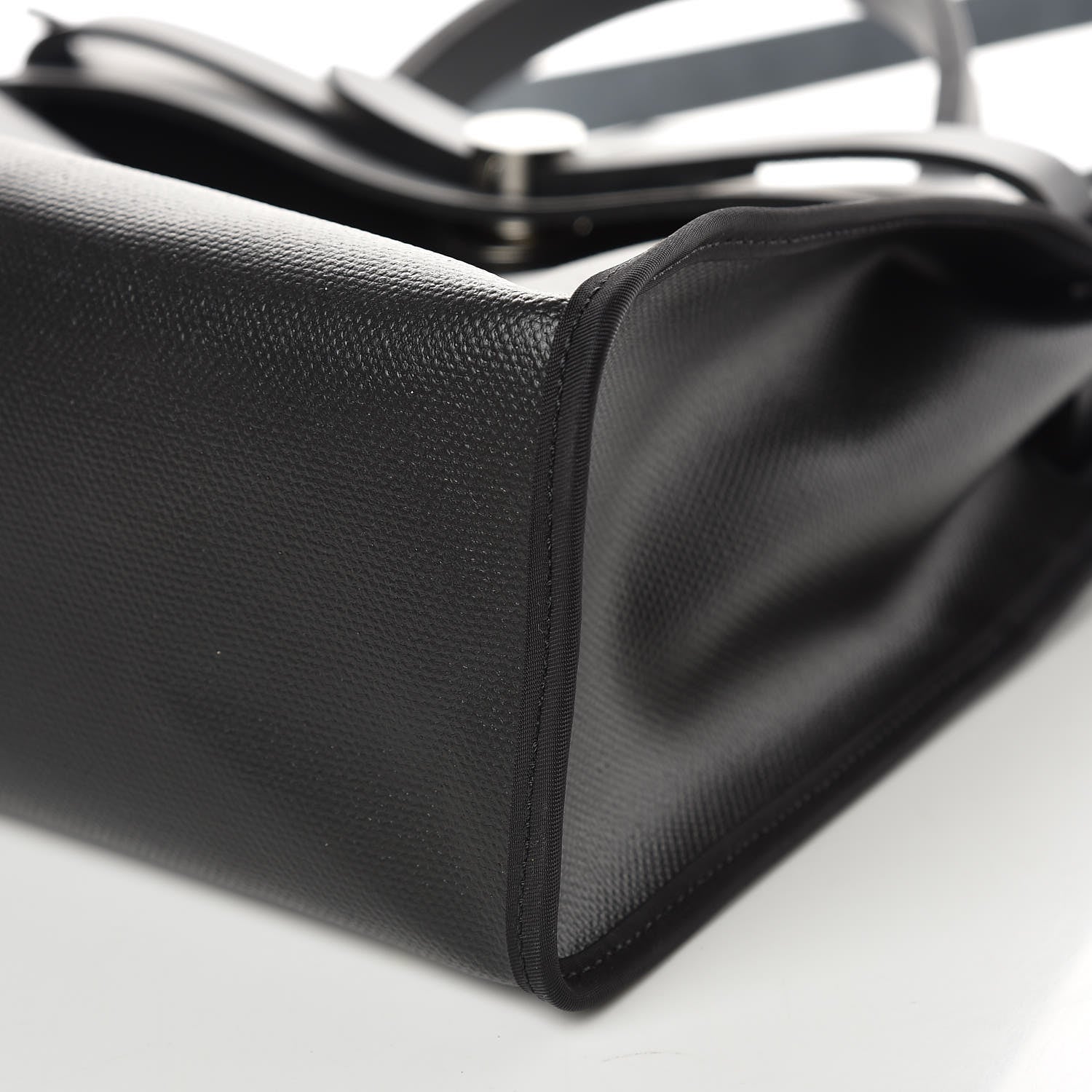Hermes Toile H Berline Vache Hunter Herbag Zip PM 31 Black Ecru 10 of 11