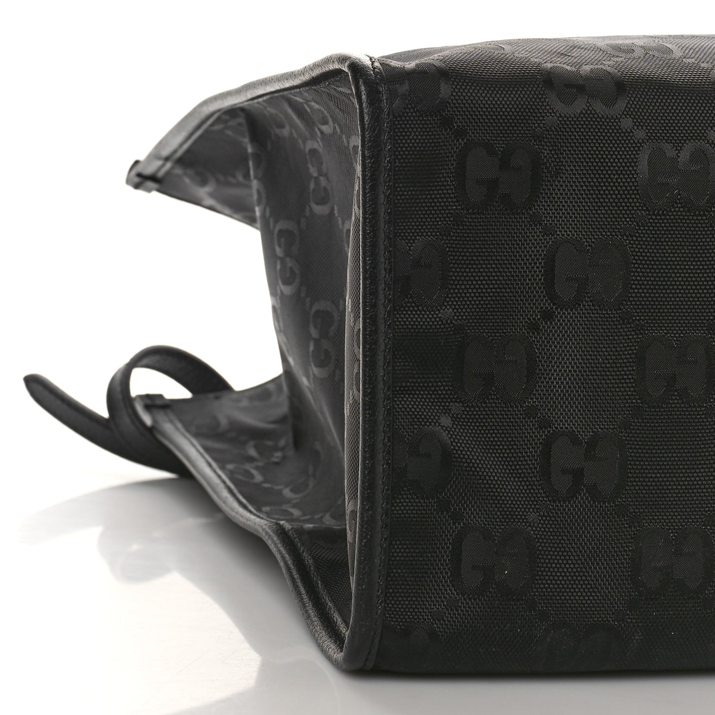 Econyl Nylon Monogram Large Off The Grid Tote Bag Black