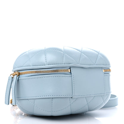Chanel Lambskin Quilted Small CC Bubble Vanity Case Light Blue 4 of 9
