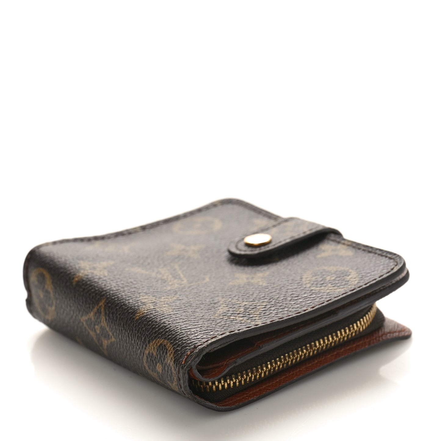 Monogram Compact Zippe Zipped Wallet