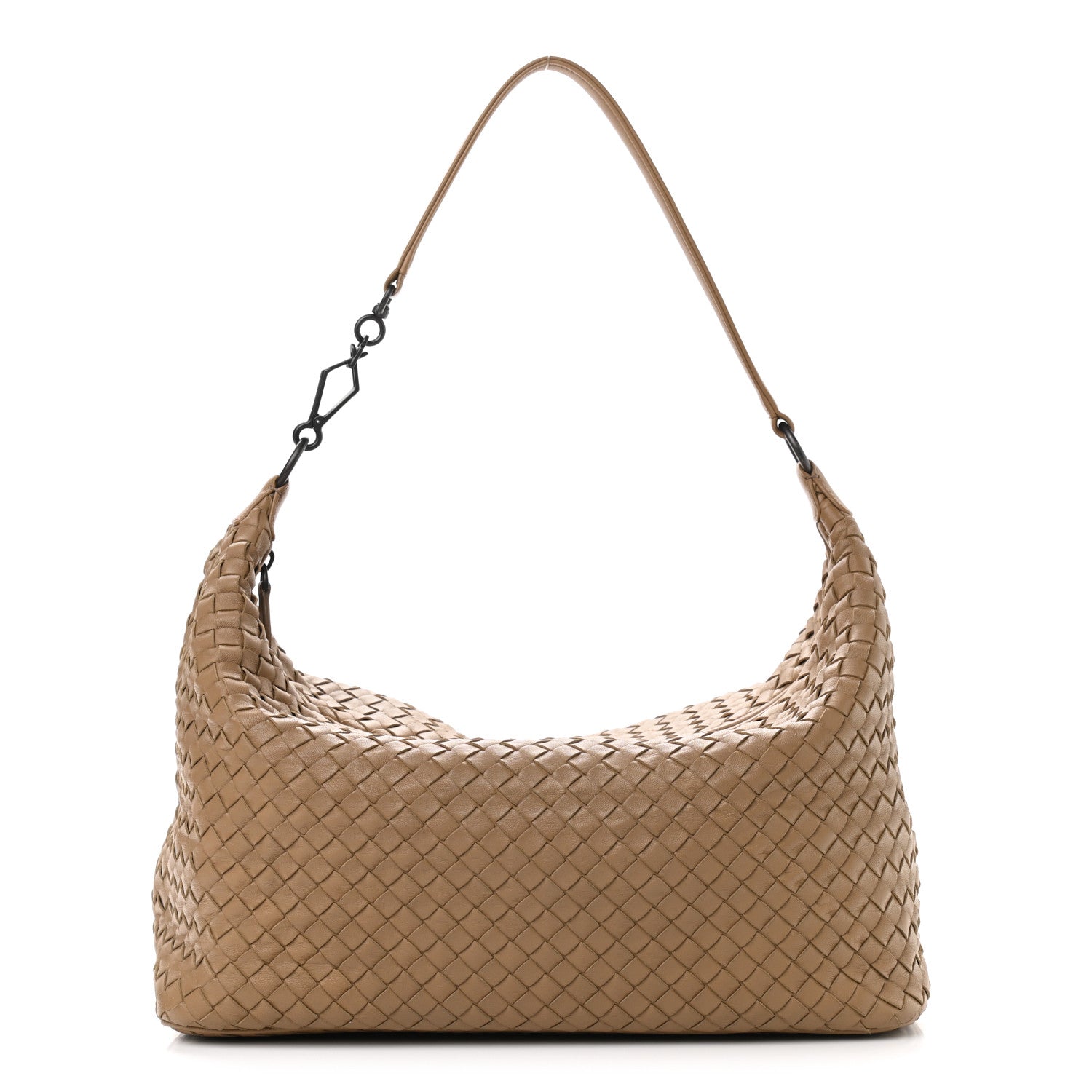 Bottega Veneta Nappa Intrecciato Medium Shoulder Bag Camel 1 of 13