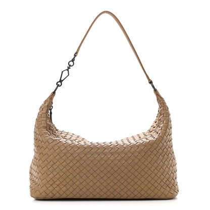 Bottega Veneta Nappa Intrecciato Medium Shoulder Bag Camel 1 of 13