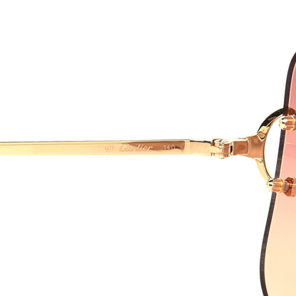 Cartier Metal C Decor CT0037RS Sunglasses Gold 5 of 8