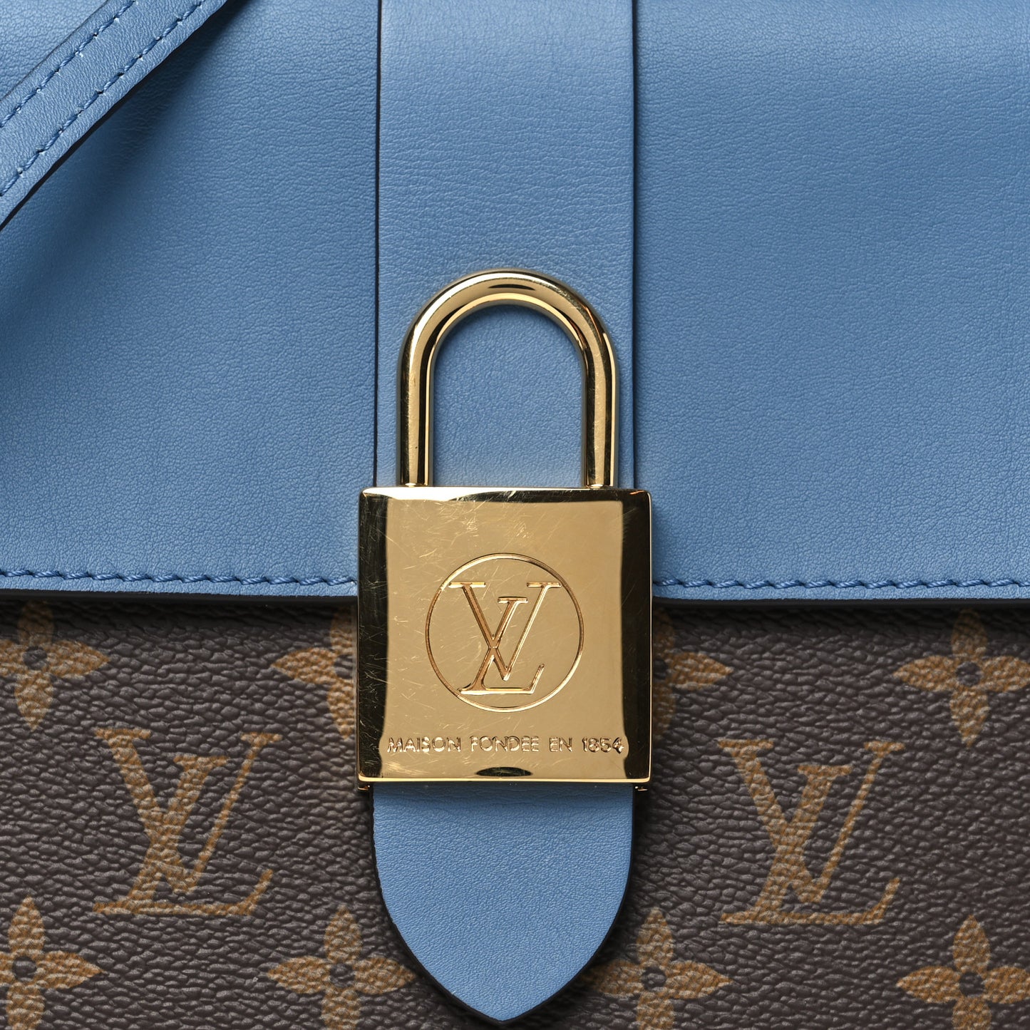 Monogram Locky BB Blue Jean