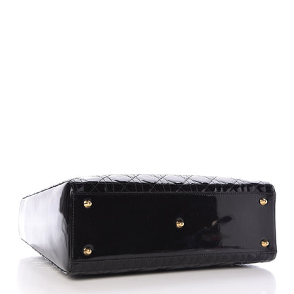 Christian Dior Patent Cannage Large Lady Dior Black 4 of 10