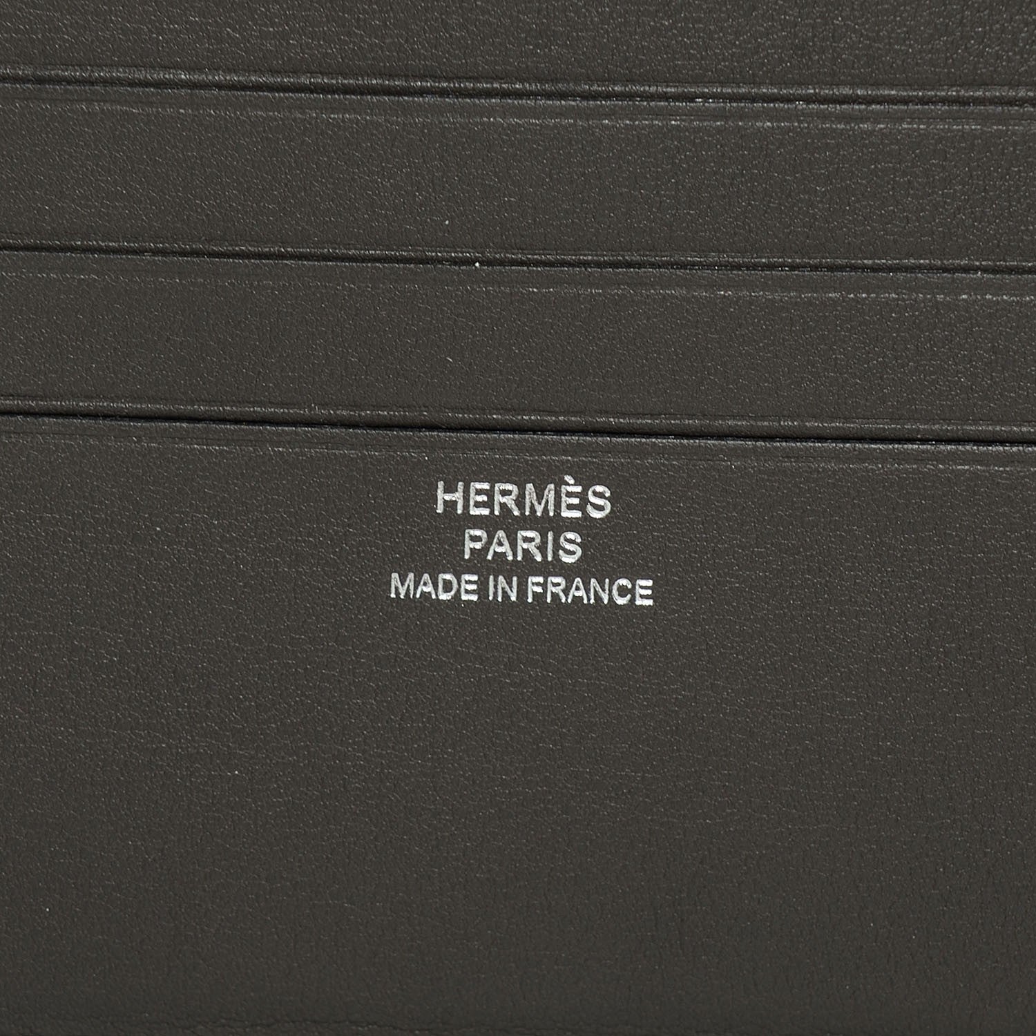 Hermes Veau Swift Silk Citizen Twill Wallet Etain Bleu de Malte 7 of 10
