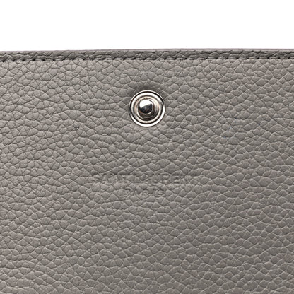 Saint Laurent Calfskin Classic Large Flap Wallet Grey 4 of 5
