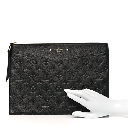 Louis Vuitton Empreinte Daily Pouch Black 2 of 7