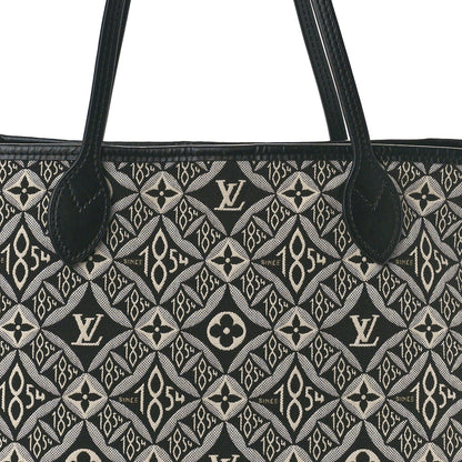 Louis Vuitton Jacquard Since 1854 Neverfull MM Grey 8 of 10