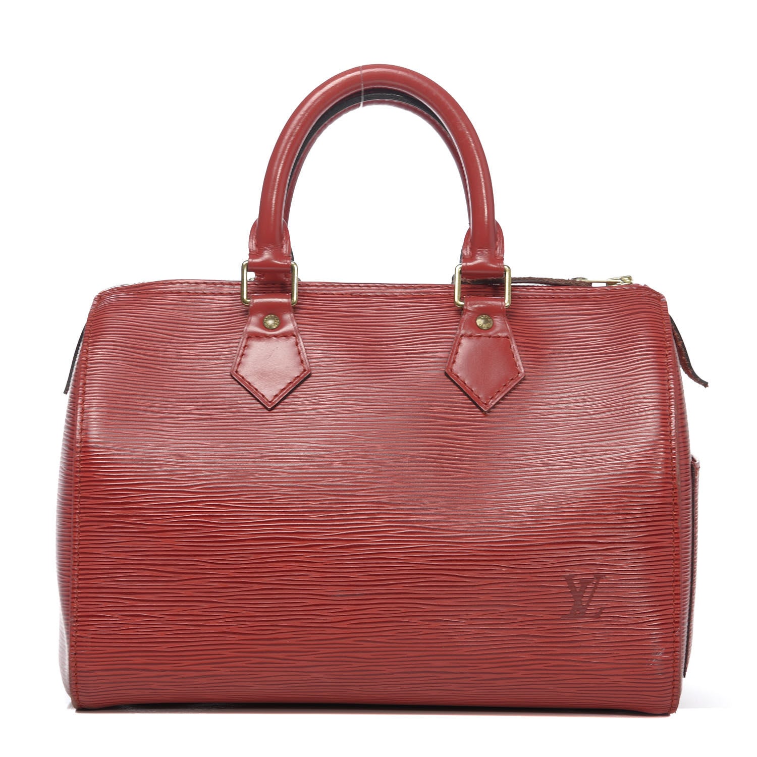 Louis Vuitton Epi Speedy 25 Castillan Red 1 of 14
