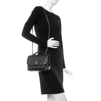 Chanel Caviar Quilted Medium Business Affinity Flap Black 2 of 8