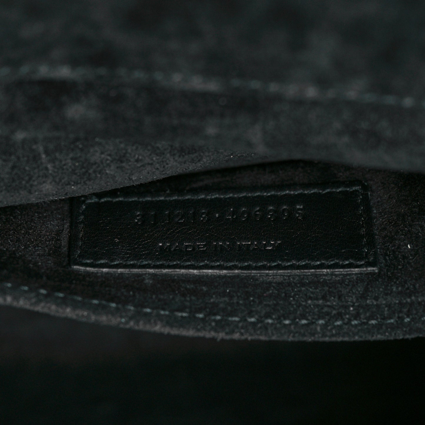 Calfskin Classic Y Ligne Clutch Black