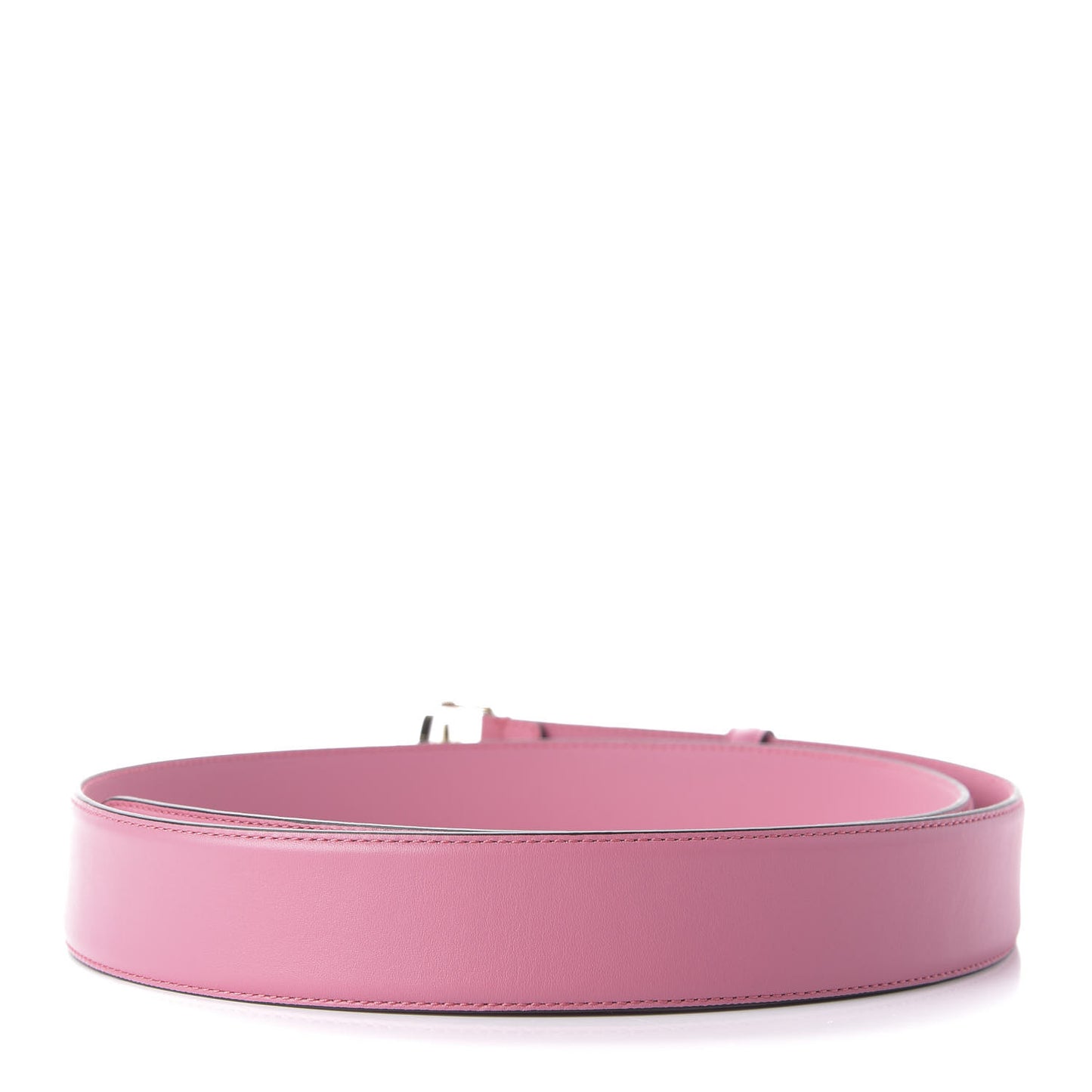 Moon Calfskin Interlocking G 37mm Belt 110 44 Glossy Pink