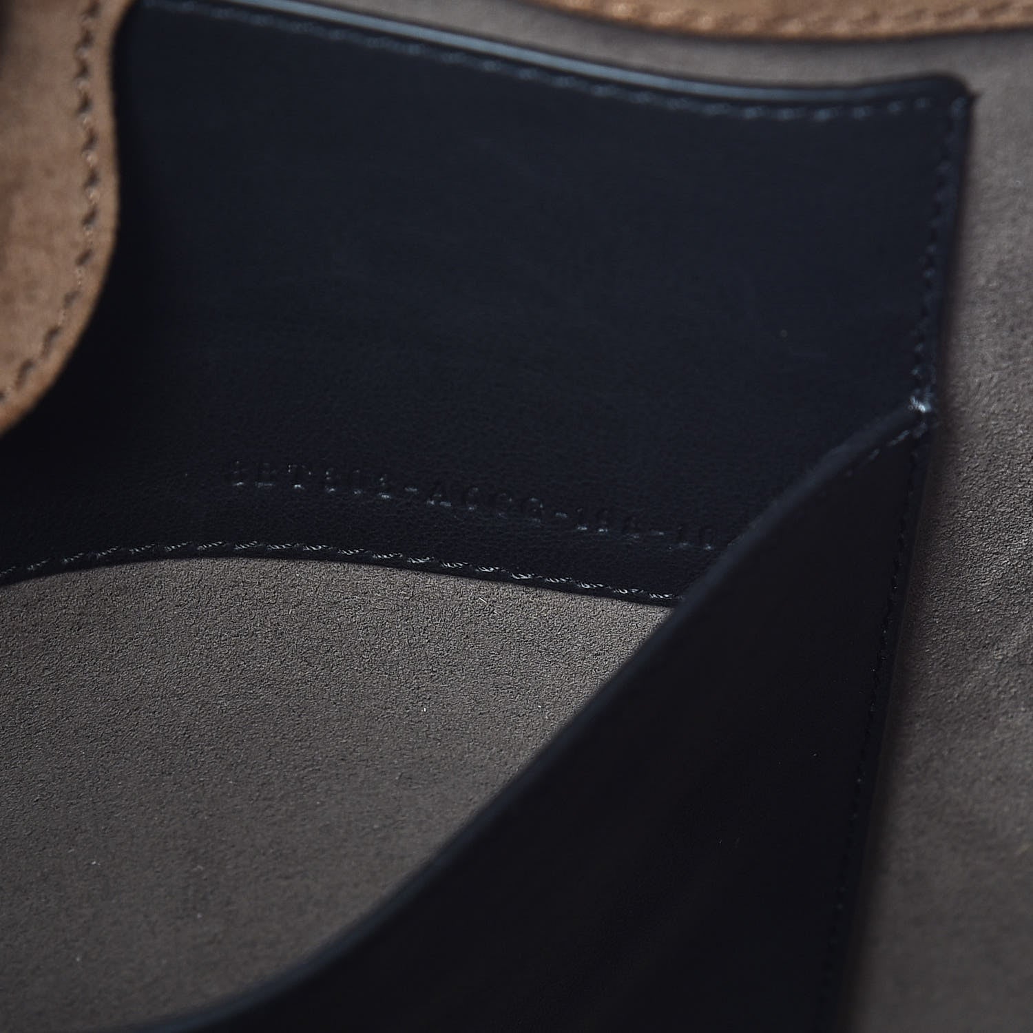 Fendi Vitello Grace Suede Flip Tote Black Nocciola Marrone 10 of 18