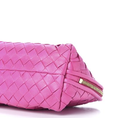 Bottega Veneta Nappa Intrecciato Cosmetic Pouch Fuchsia 6 of 8