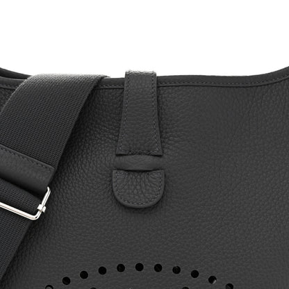 Hermes Taurillon Clemence Evelyne III GM Gris Misty 8 of 11