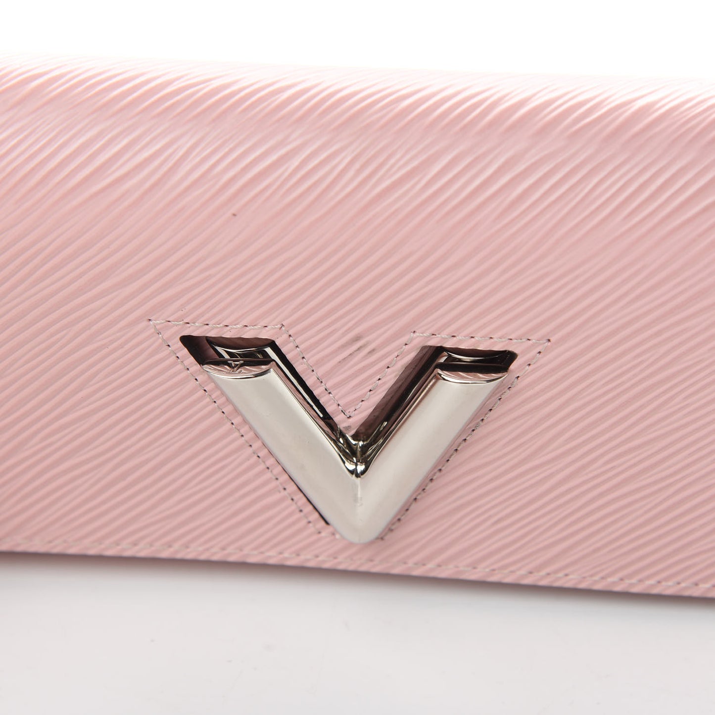 Epi Twist Wallet Rose Ballerine