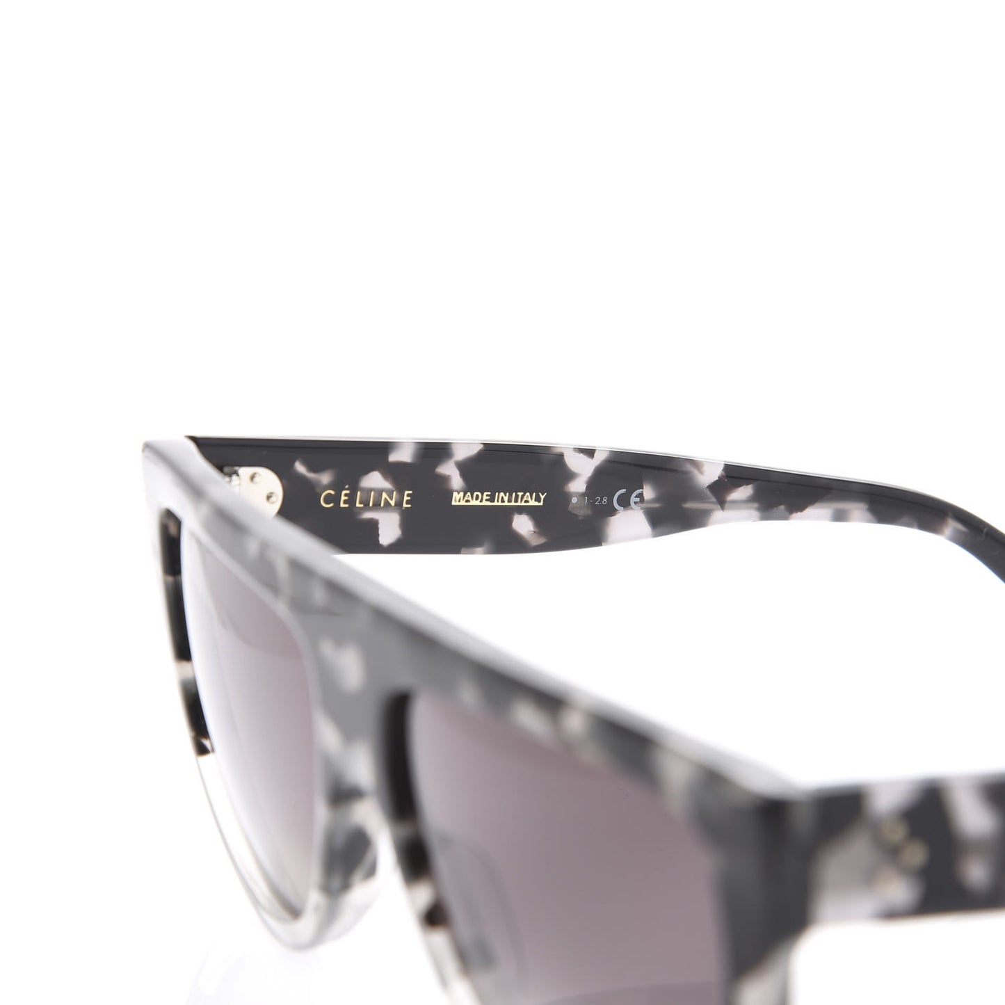 Acetate Aviator Sunglasses CL 40001 Grey Black