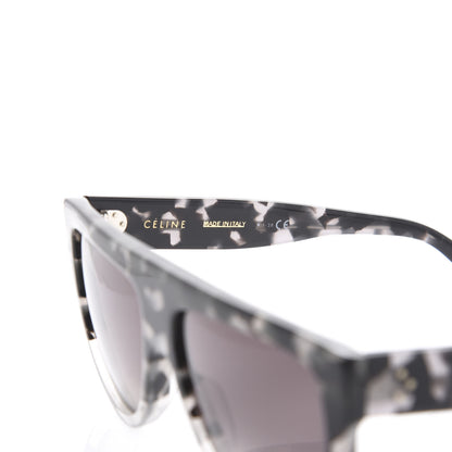 Celine Acetate Aviator Sunglasses CL 40001 Grey Black 6 of 6