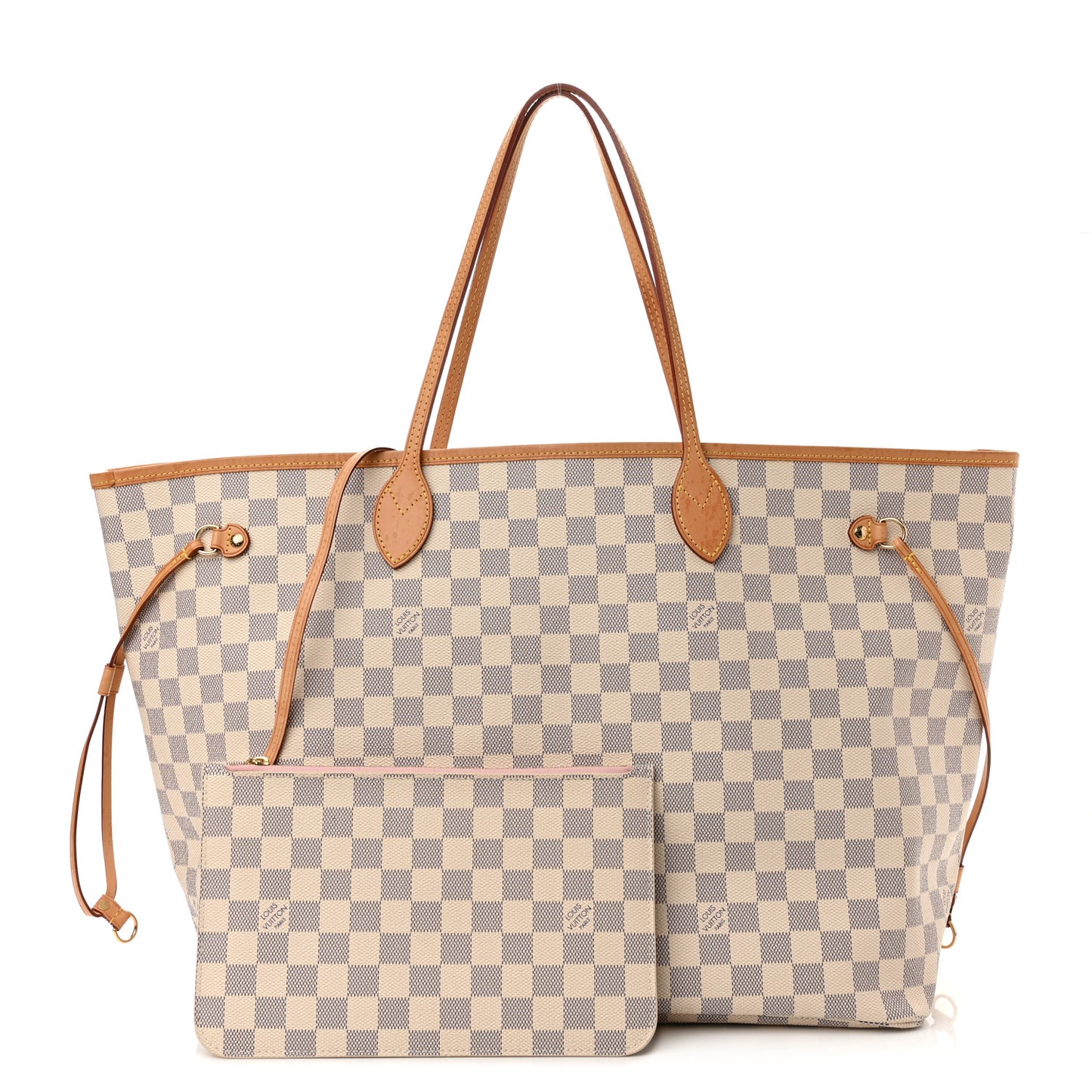Damier Azur Neo Neverfull GM Rose Ballerine