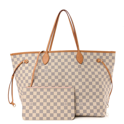 Louis Vuitton Damier Azur Neo Neverfull GM Rose Ballerine 1 of 16