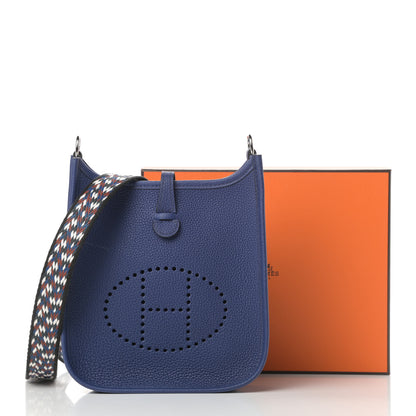 Hermes Taurillon Maurice Zigzag Evelyne TPM Bleu Saphir Bleu Zellige Indigo Black 11 of 11