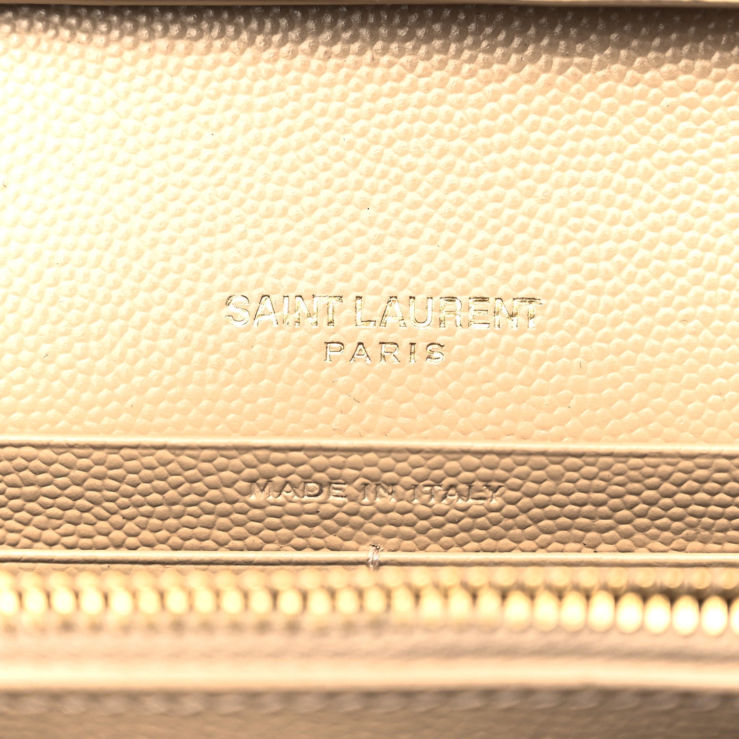 Grain De Poudre Matelasse Chevron Monogram Envelope Chain Wallet Nude Powder