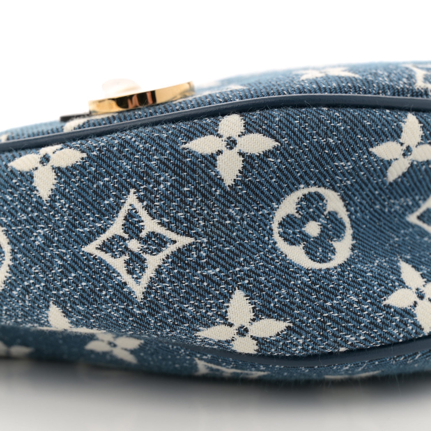 Louis Vuitton Monogram Jacquard Denim Loop Bleu 8 of 9