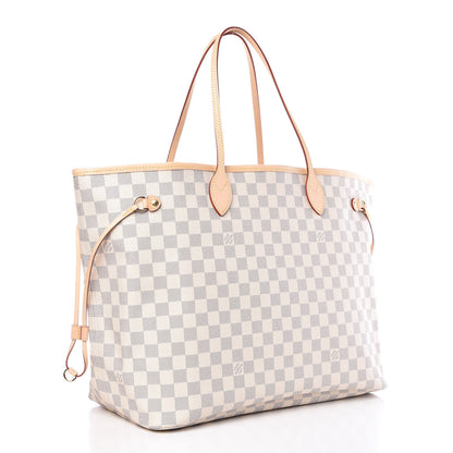 Louis Vuitton Damier Azur Neo Neverfull GM Rose Ballerine 4 of 10