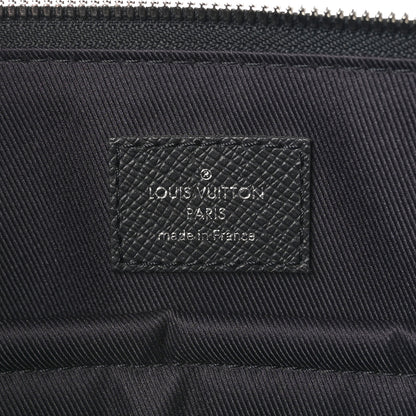 Louis Vuitton Taiga Anton Soft Briefcase Black 7 of 10