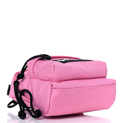 Balenciaga Recycled Casual Nylon Mini Oversized Backpack Pink 5 of 12