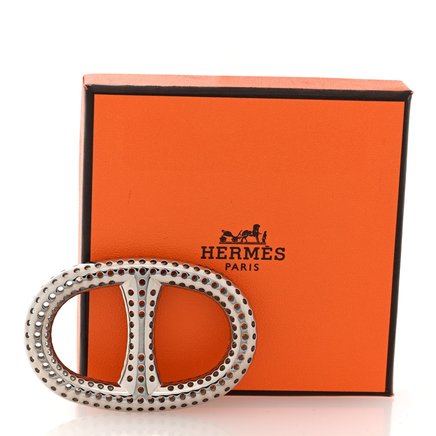 Palladium Chaine D'Ancre Perforee Scarf Ring