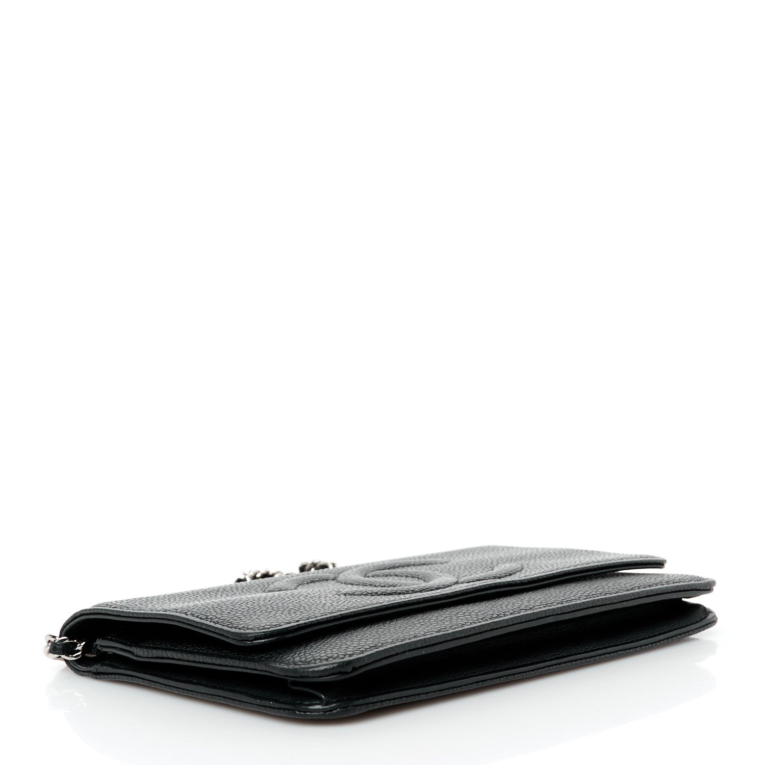 Chanel Caviar Timeless CC Wallet on Chain WOC Black 4 of 11