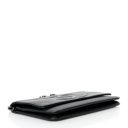 Chanel Caviar Timeless CC Wallet on Chain WOC Black 4 of 11