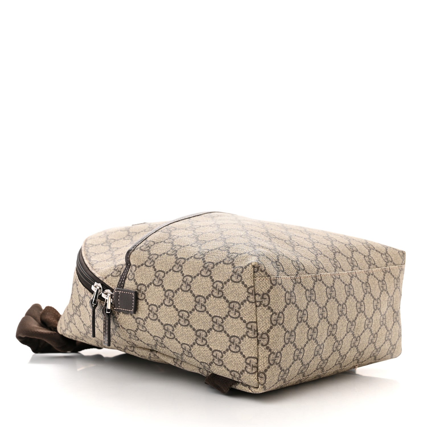 Gucci GG Supreme Monogram Margaux Calfskin Childrens Day Backpack Beige Ebony Cocoa Dark Chocolate 4 of 14