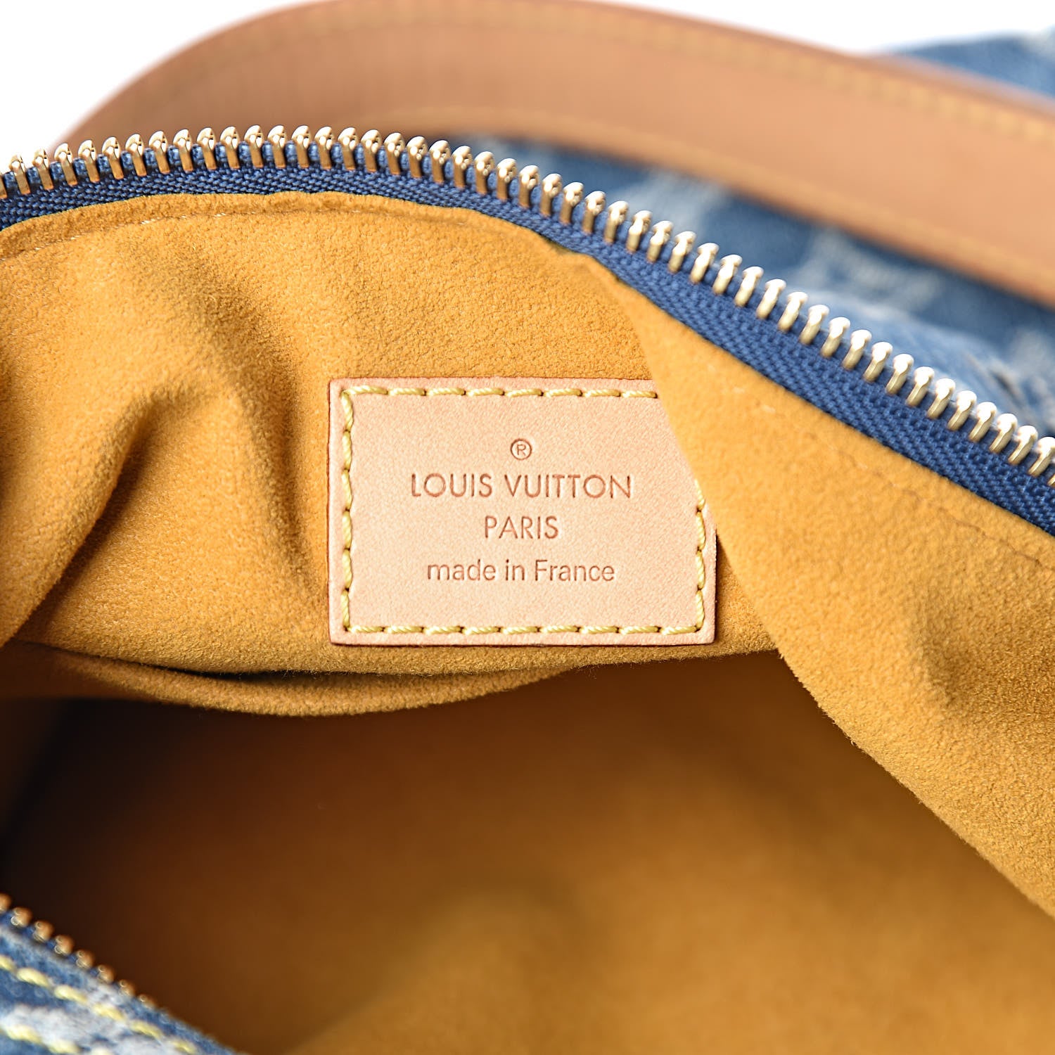 Louis Vuitton Monogram Denim Baggy PM Blue 6 of 14