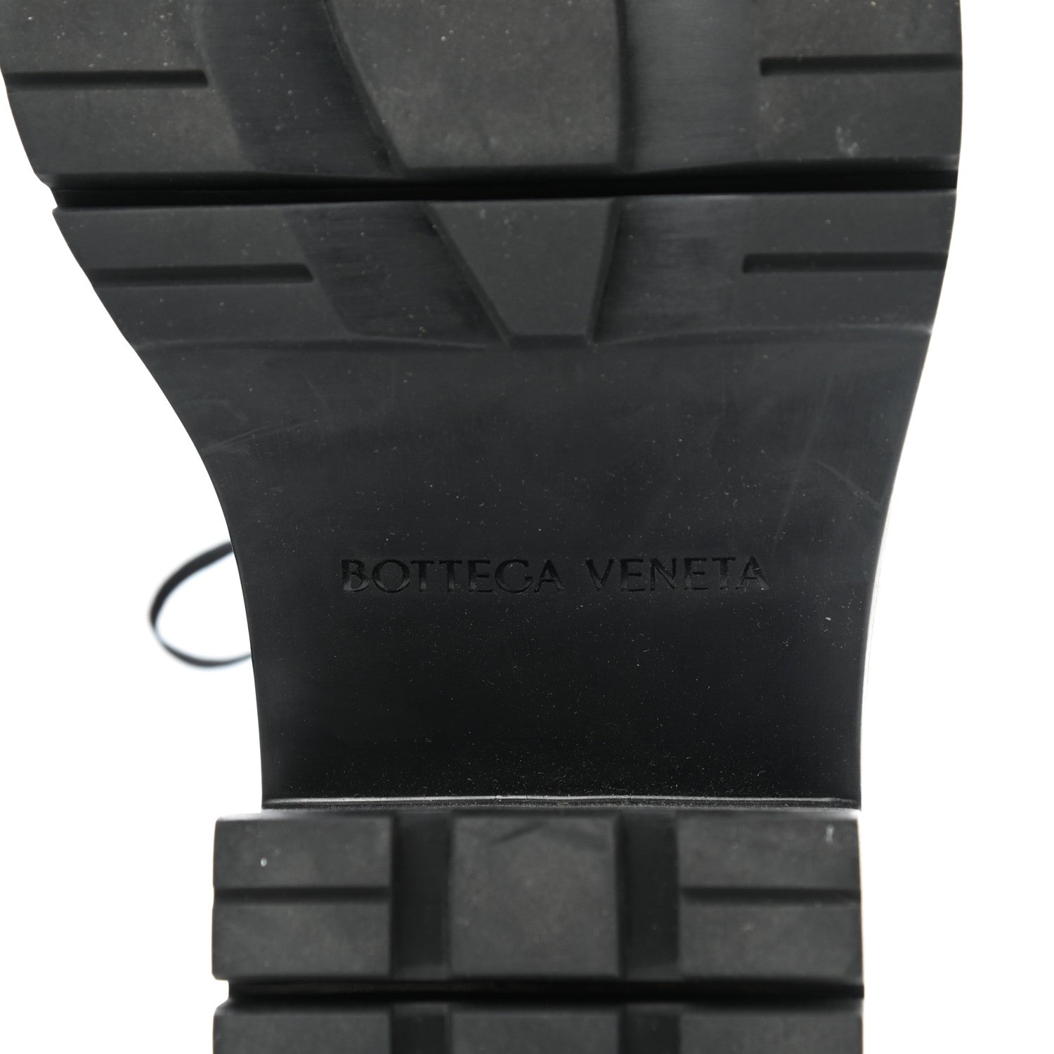 Bottega Veneta Calfskin The Lug Lace Up Ankle Boots 38.5 Black 6 of 10
