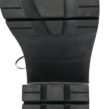Bottega Veneta Calfskin The Lug Lace Up Ankle Boots 38.5 Black 6 of 10