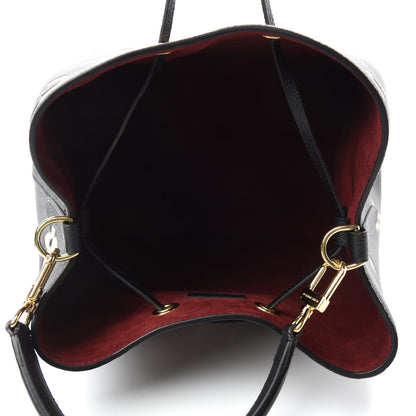 Louis Vuitton Empreinte Monogram Giant Neonoe MM Black Beige 6 of 10