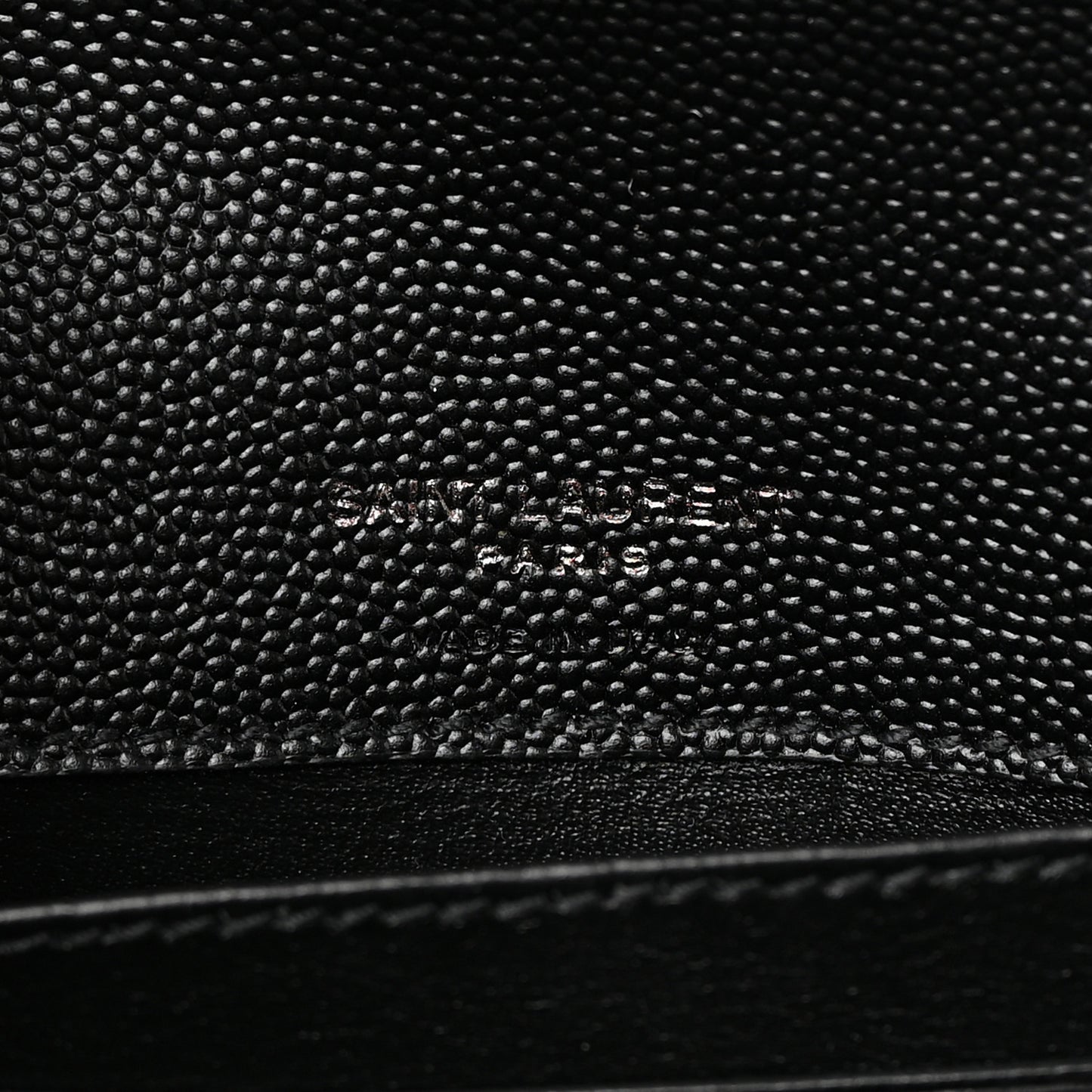 Grain De Poudre Monogram Kate Belt Bag Black