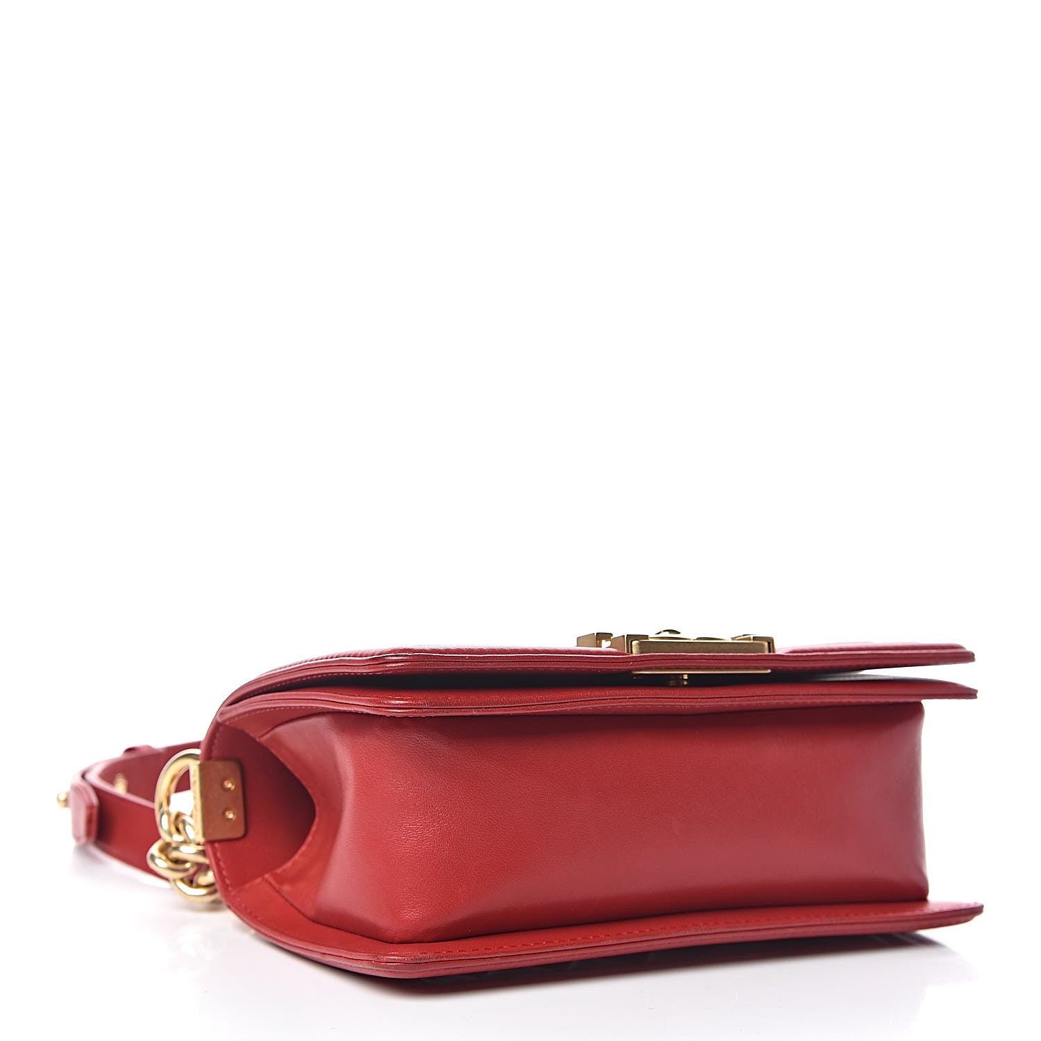 Chanel Lambskin Quilted Small Boy Flap Dark Red 4 of 10