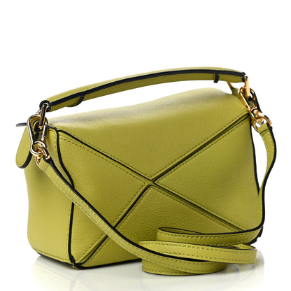 Loewe Calfskin Mini Puzzle Bag Green 3 of 9