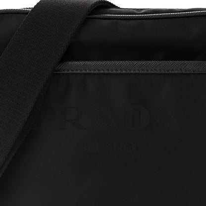Prada Tessuto Nylon Saffiano Logo Camera Bag Black 9 of 11