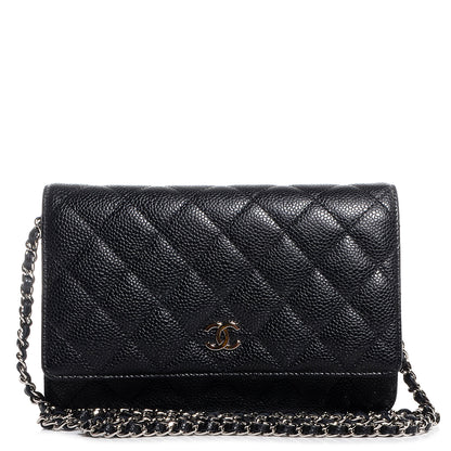 Chanel Caviar Quilted Wallet On Chain WOC Black 1 of 9