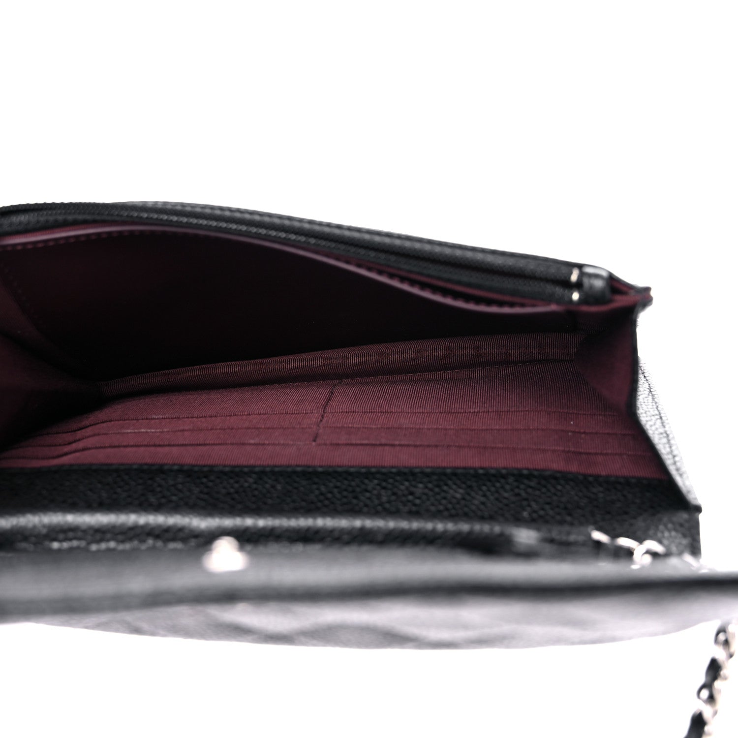 Chanel Caviar Quilted Wallet On Chain WOC Black 5 of 13