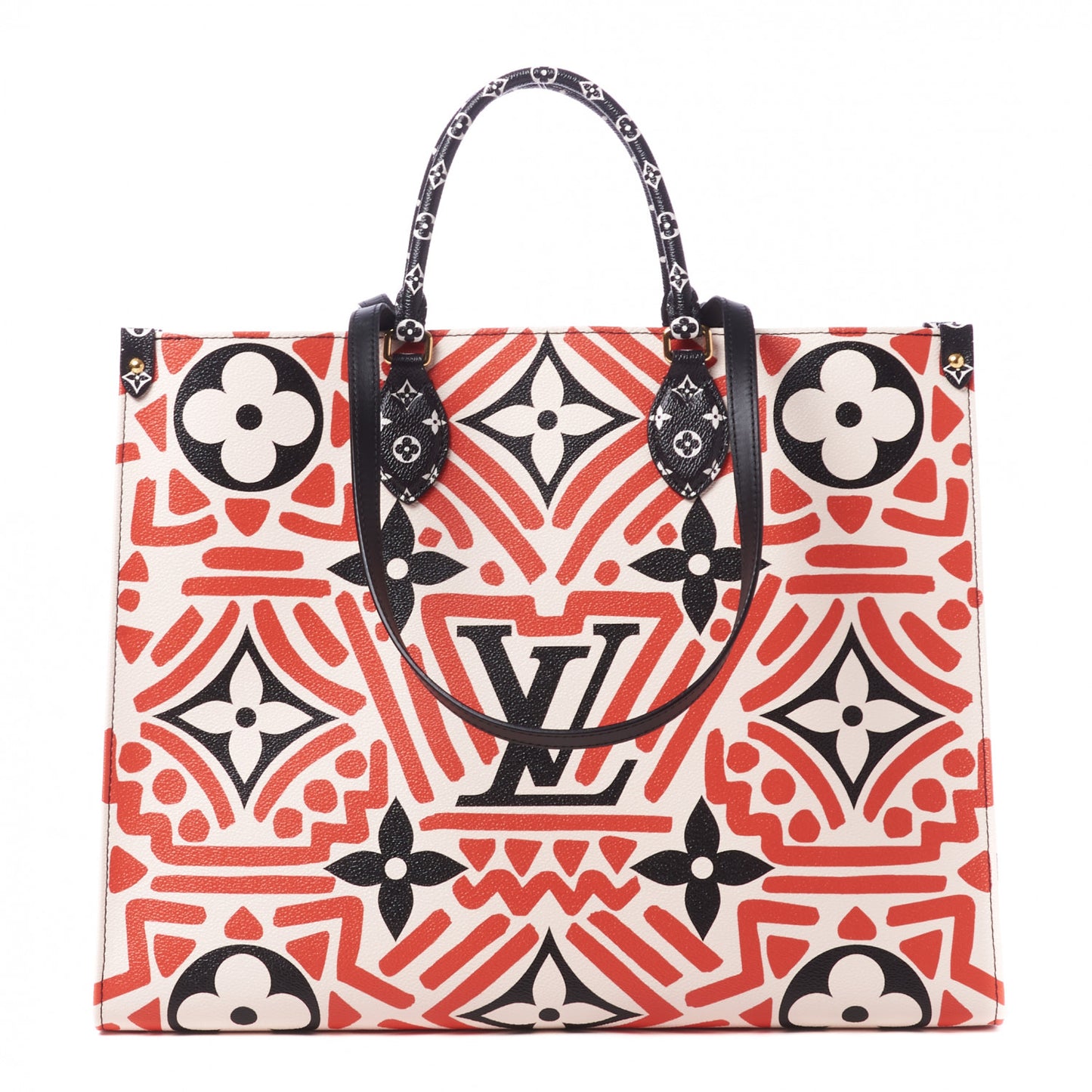 Monogram Giant Crafty Onthego GM Creme Rouge Black