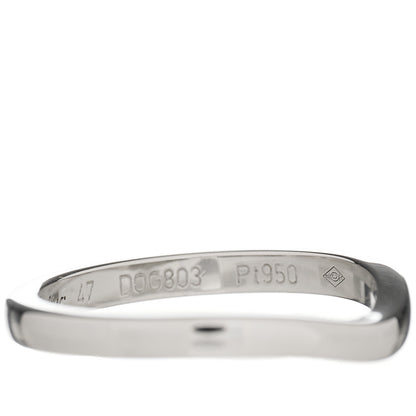 Cartier Platinum 2mm Ballerine Curved Wedding Band Ring 47 4 4 of 4