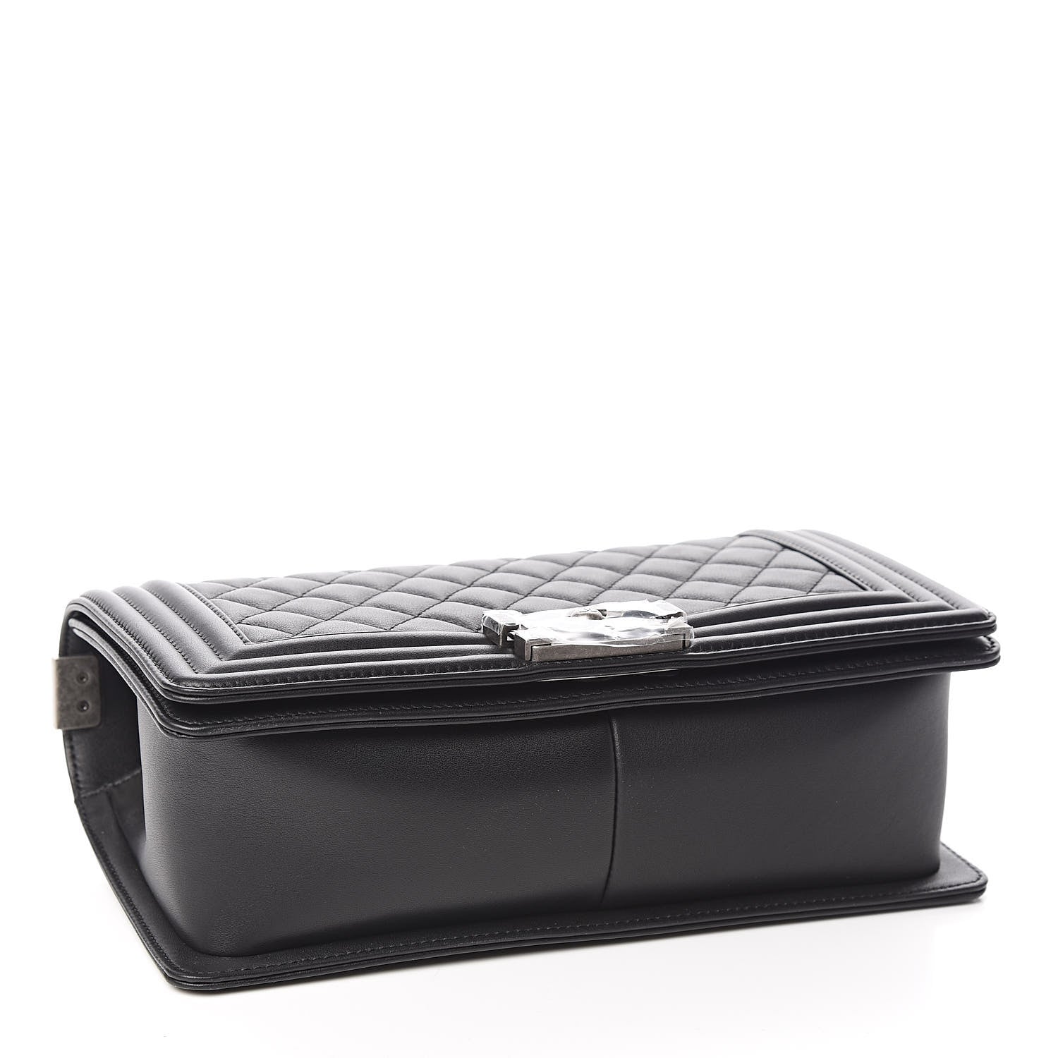 Chanel Calfskin Quilted Medium Boy Flap Black 4 of 11